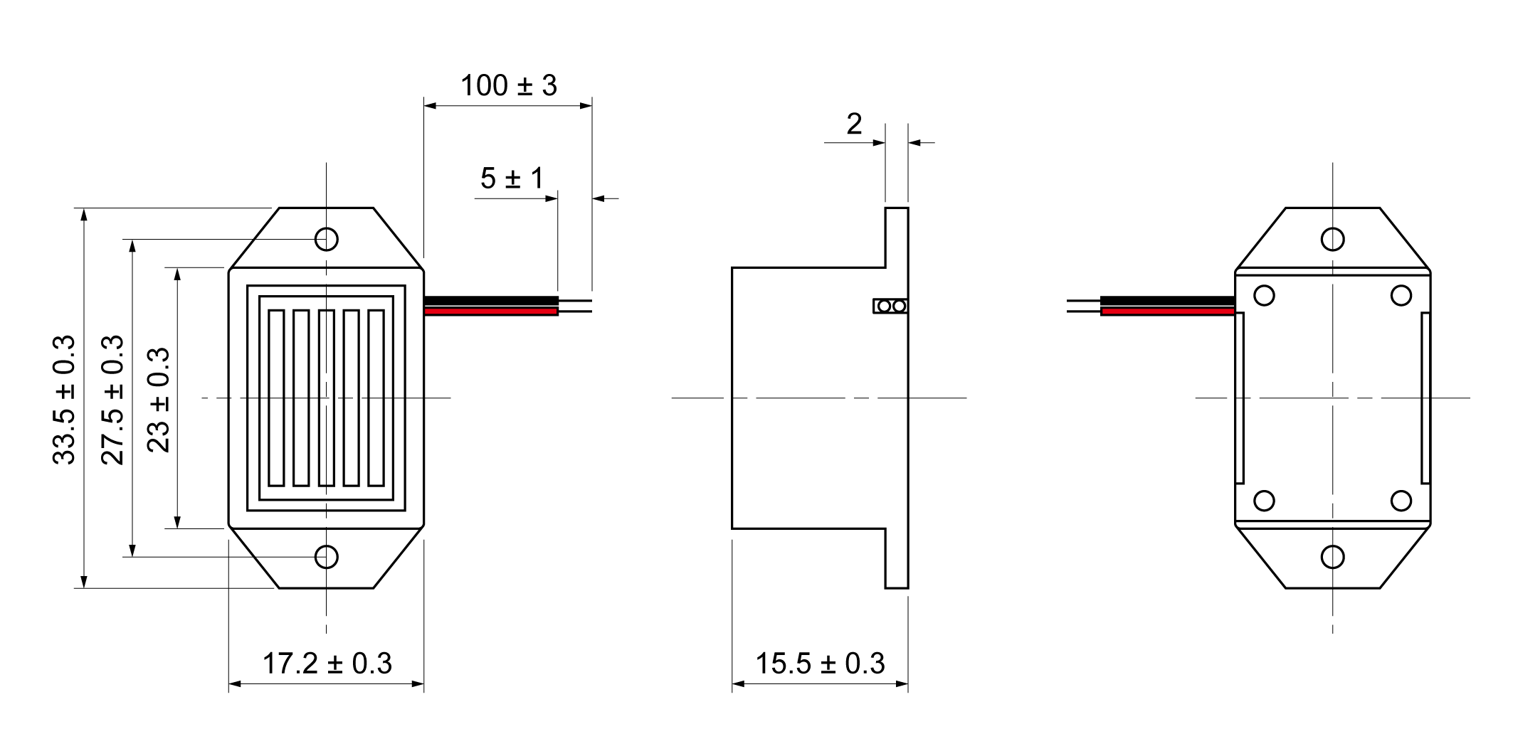 MEB2317E-B12W Mechanical Drawing